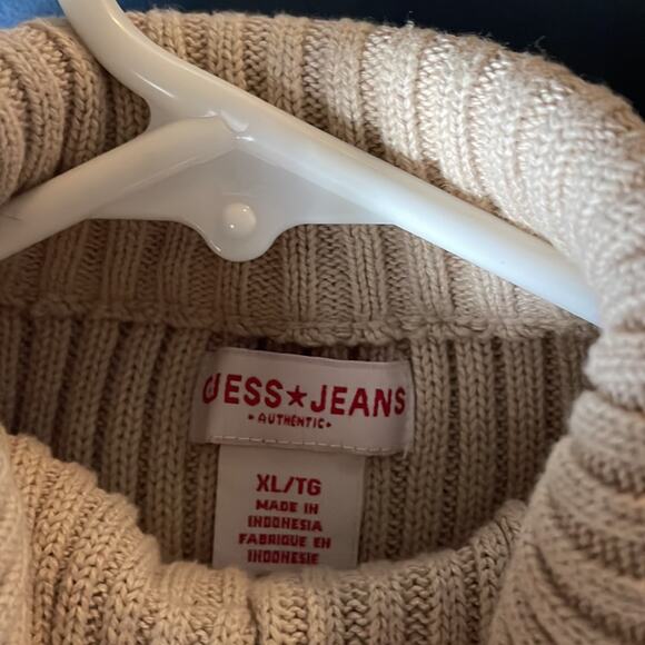 Guess Jeans Tan Ribbed Sweater - Picture 7 of 8